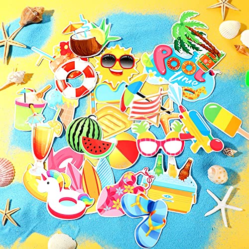 Set de 25 imanes decorativos verano para nevera miniatura 7