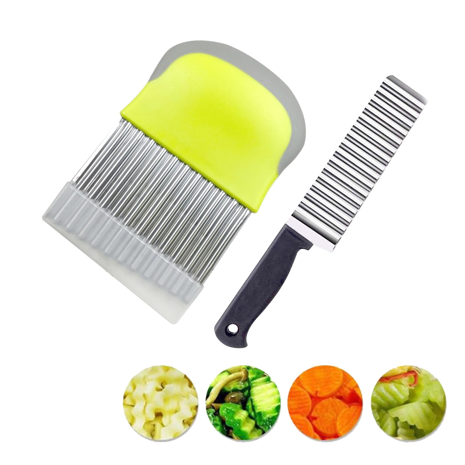 Mandoline De Cuisine Multifonction 13 En 1 - 7 Lames Inox Pour Couper, Râper, Julienne - Avec Protecteur De Doigts Et égouttoir