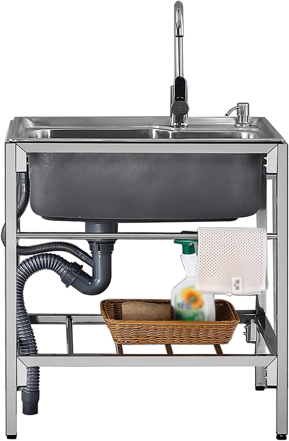 Commercial 304 Stainless Steel Sink, Utility Kitchen Sinks