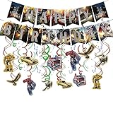 Banner Swirl Decoration for Transformers, Party Decorations for Transformers