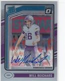 Football Trading Card 2024 Donruss Optic Autographs #297 Will Reichard EX/NM RC Rookie 262/325 Vikings