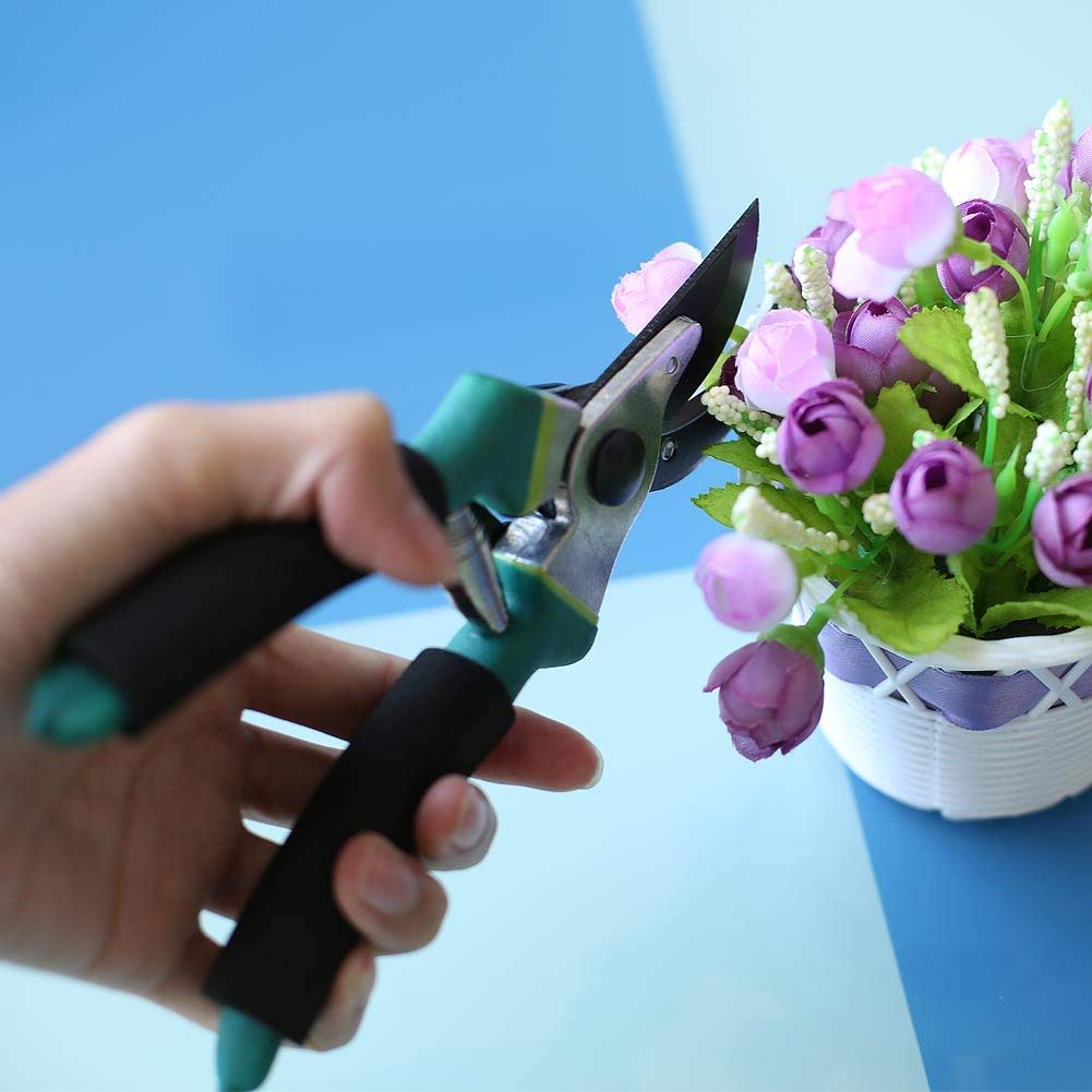 Astschneider, Heckenschere, Cutter, Beschneiden, Handschere, Pflanzenschneider, 20,3 cm, professionelle Stahl-Astschere, Handschere, Gartenschere, Werkzeug, Mehrzweck-Garten oder Rasen