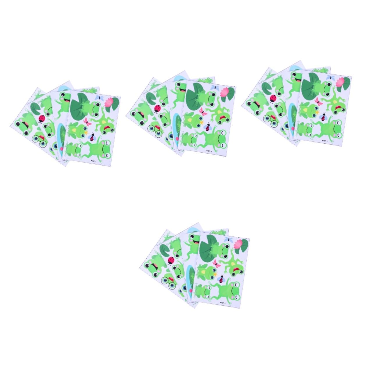 Didiseaon 16hojas Pegatinas De Pared De Ranas Para Niño Niña De Stickers Decorativos Fácil De Colocar y Quitar Para Habitaciones Infantiles y Guarderías