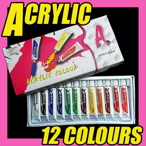 12 Colors Nail Art Acrylic Paint Diy Tips Set 055 Nail Decorations Beauty