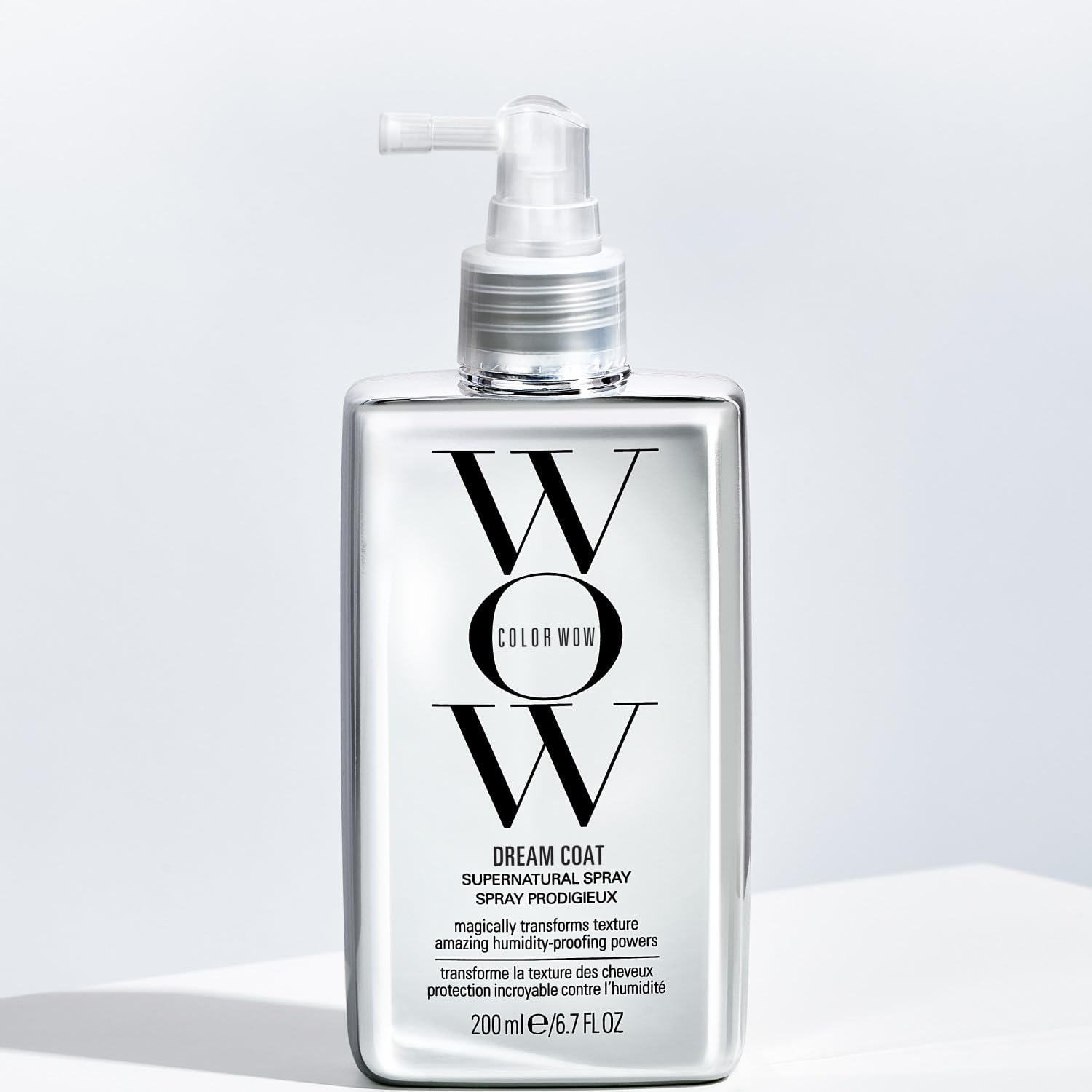 Color Wow, Dream Coat Supernatural Spray, Trattamento Anti-Crespo per Capelli Lisci e Lucenti, Tecnologia a Polimeri Attivata dal Calore, Per Capelli Colorati o Soggetti a Crespo, 200ml
