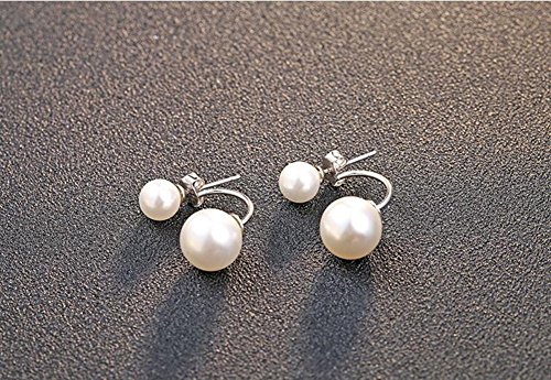 YAXUN Orecchini di Perle da Donna in Argento