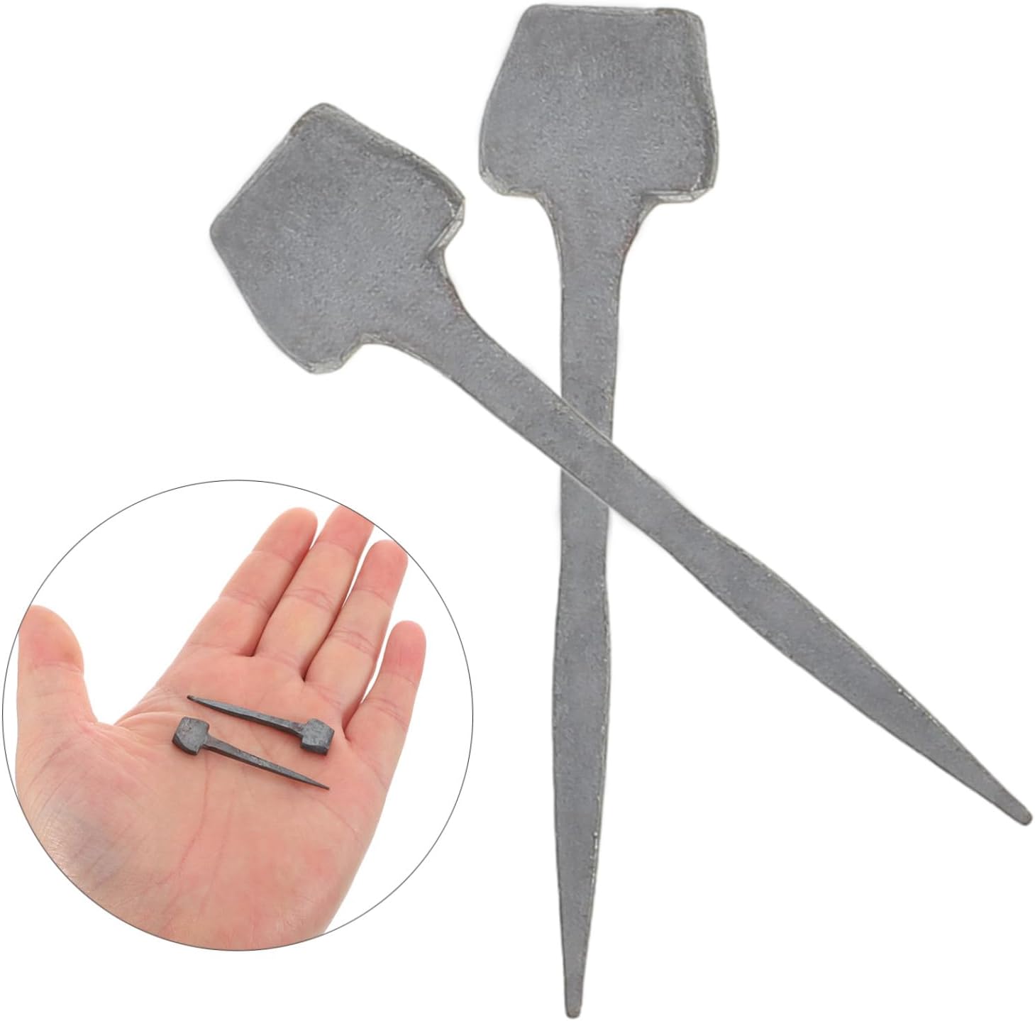 YARNOW 10pcs Equestrian Sports Horseshoe Fixing Nails High Tensile Strength Easy to Use Practical