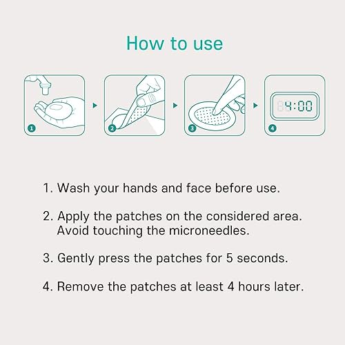 Miniatura 7 de PATCH PRO Parches de microespinillas con ácido salicílico e ingredientes para el cuidado de la piel, longitud de la aguja, 0.010 in, vendajes