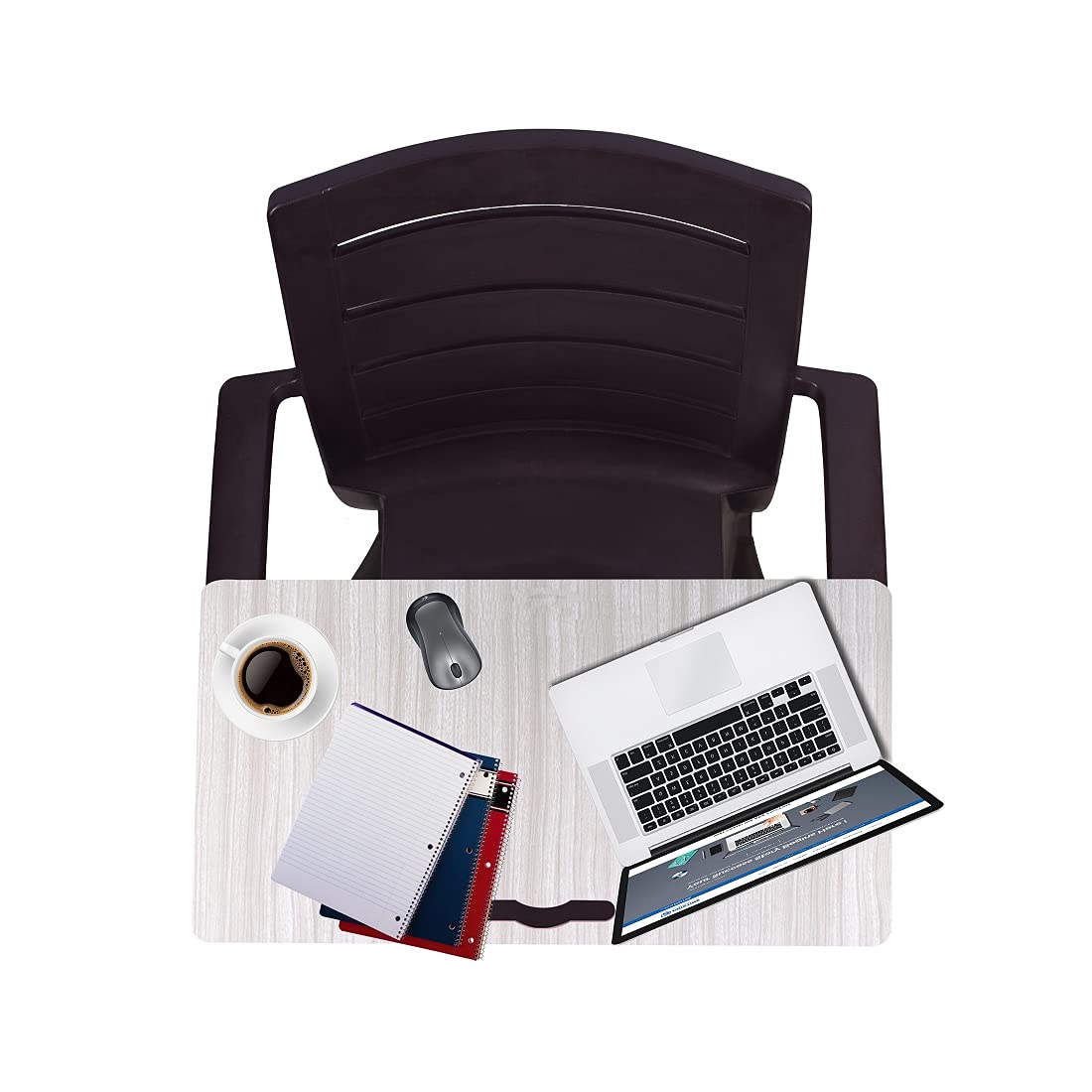 Nexat Study Pad Cum Multipurpose Board - (RED - 2 Side Pre Laminated Waterproof MDF Wooden) Size 78 X 36 CM (Use on Chair) as Study Pad or Writing Pad. (White 1) (B09CV86CCK) Amazon Price History, Amazon Price Tracker