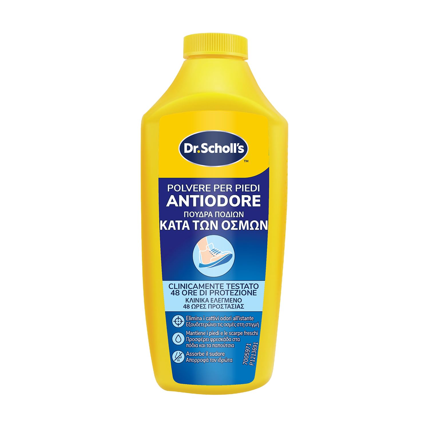 Dr. Scholl's Sweat Max Anti Odour Foot Dust - Keeps Feet and Shoes Fresh and Dry, Reduces Feet Humidity, Eliminates and Protects Against Odors - 1