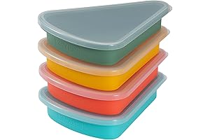 4-Pack Pizza Slice Storage Container