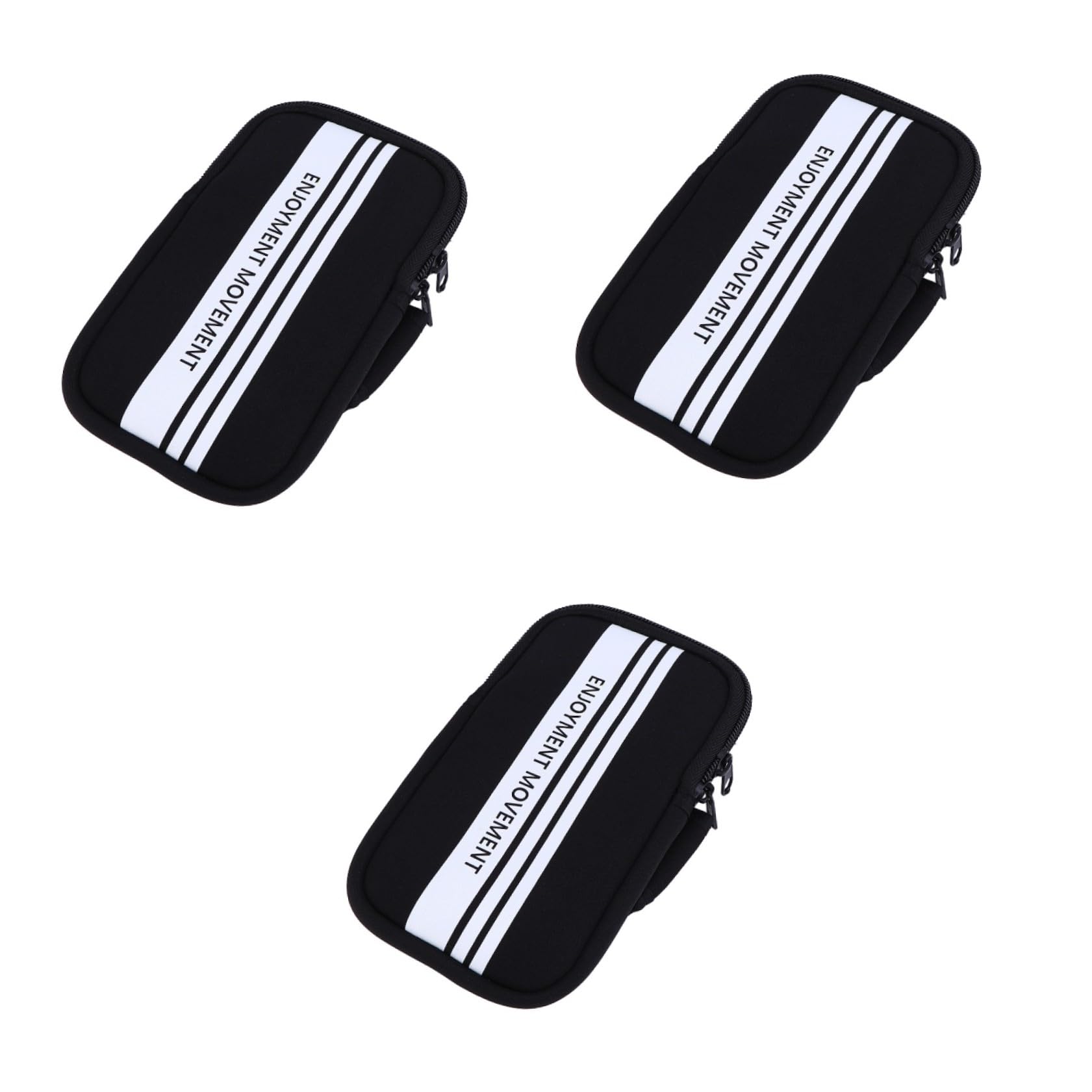 DOITOOL Bolsa de Brazo para Teléfono Móvil para Correr 3 Unidades con Acceso para Auriculares para Actividades al Aire