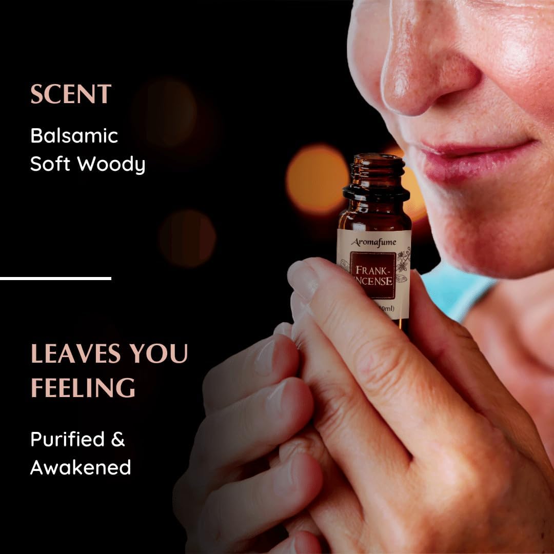 Frankincense Resin Essential Oil Diffuser Blend 30ml by Aromafume | Boswellia Carterii & Boswellia Serrata Extract Blended | Native to East Africa & India | Calms & Relaxes | Charged with Pure Resins - Image 4
