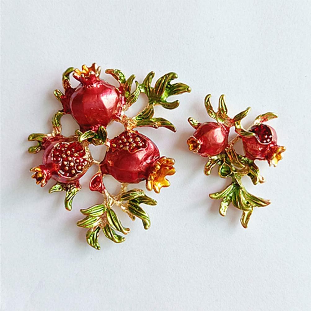 SUPVOX Pomegranate Hair Accessories Diy Headwear Charms Alloy Brooch Ornaments for Crafting Clothes Shoes Bags Decoration - Image 7
