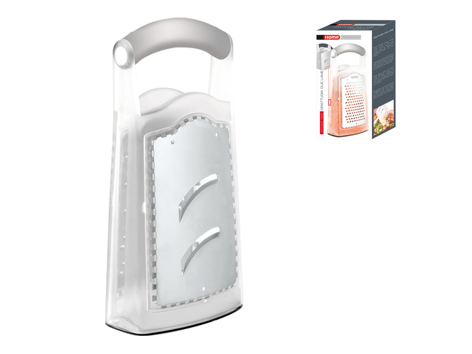 Grattugia In Acciaio Inossidabile HOME - Compatta 10x5x15cm, Per Cucina, Lavabile A Mano - Foto 11