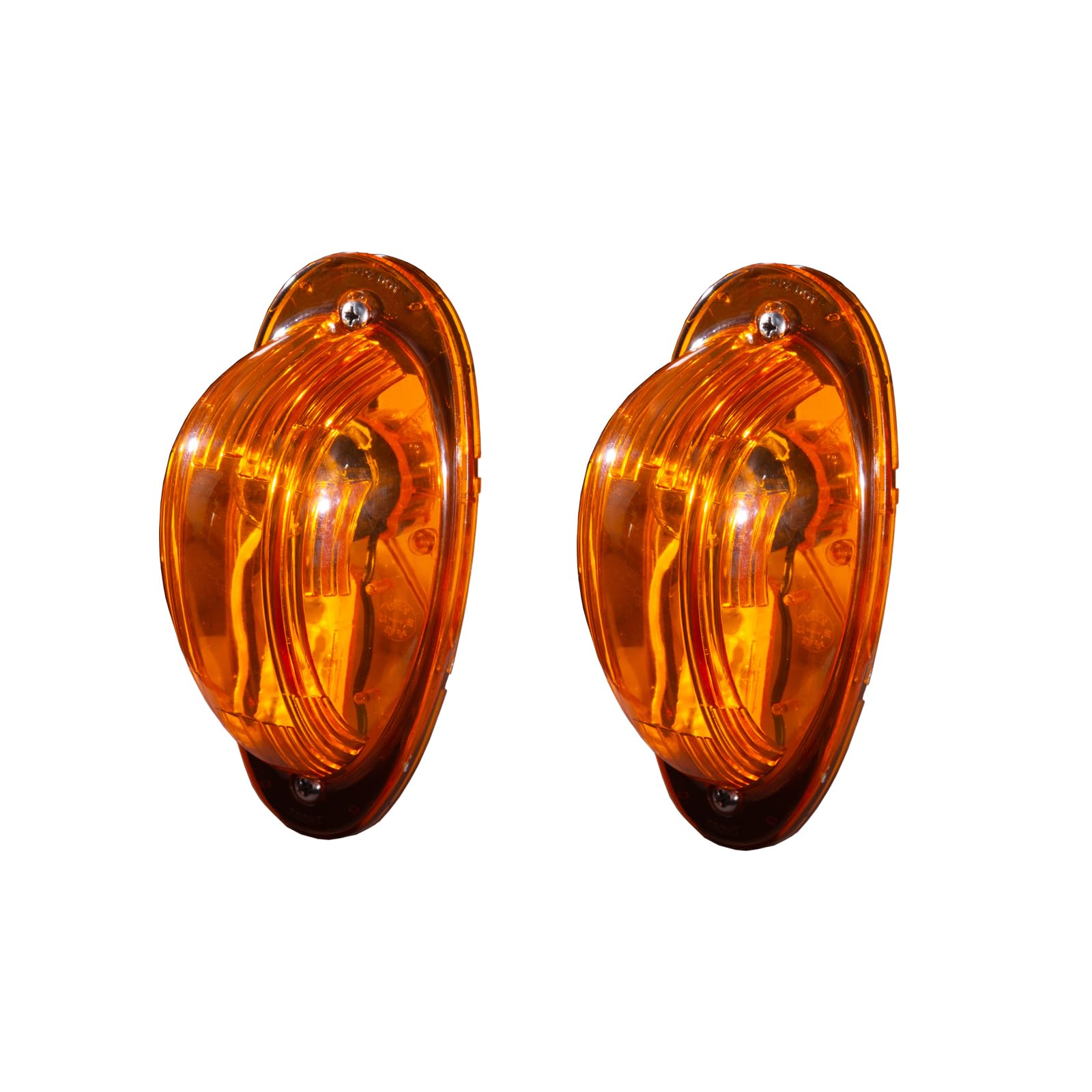 EVERESTHD 2PCS Turn Signal Light Cab Marker Lamp Side