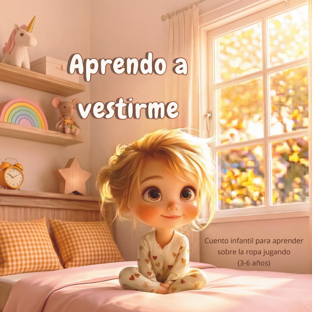 Aprendo a vestirme: cuento infantil para aprender sobre la ropa jugando (3-6 años)