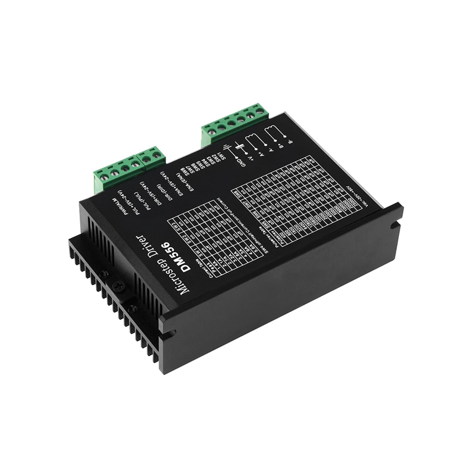 Controlador De Motor Paso A Paso TB6600/DM556/DM542 - Digital, 2 Fases, 20-50V CC, 1-5.6A, Para Motores Nema 17, 23, 42, 57