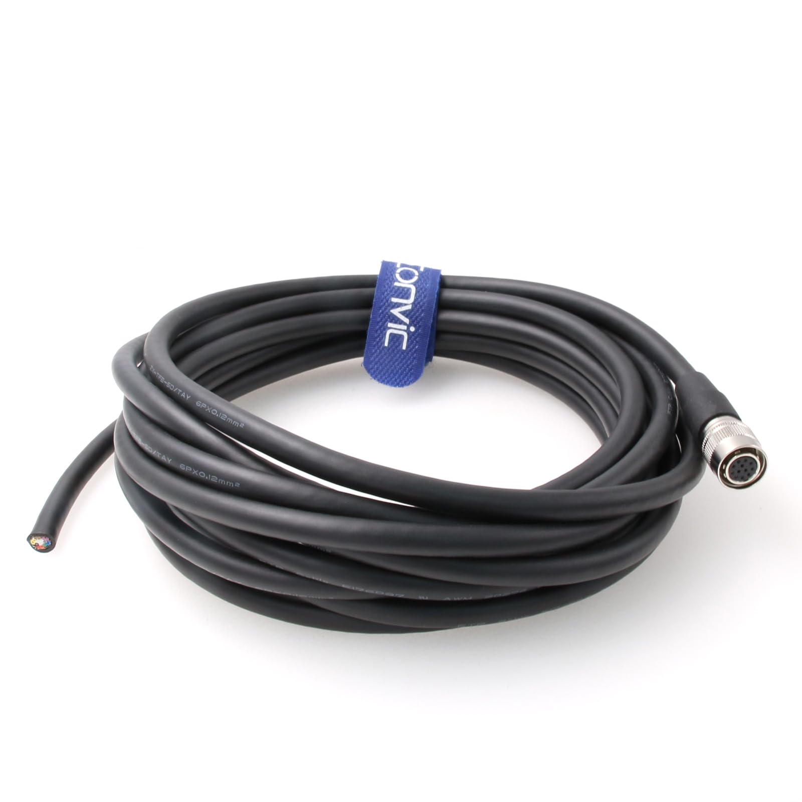 Eonvic Hirose 12 Pin Female to Open End Cable for Bare Wire for Allied AVT GigE, Sony DXC, Panasonic, Hitachi, Jai, Basler, Dalsa, Teli, Toshiba Camera 10M-image-47