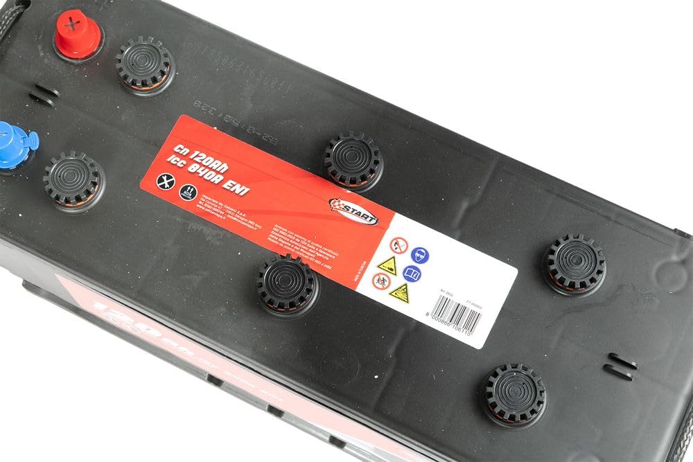 Start Batteria per autocarro e trattori 120Ah 12V 690A polo positivo sinistro