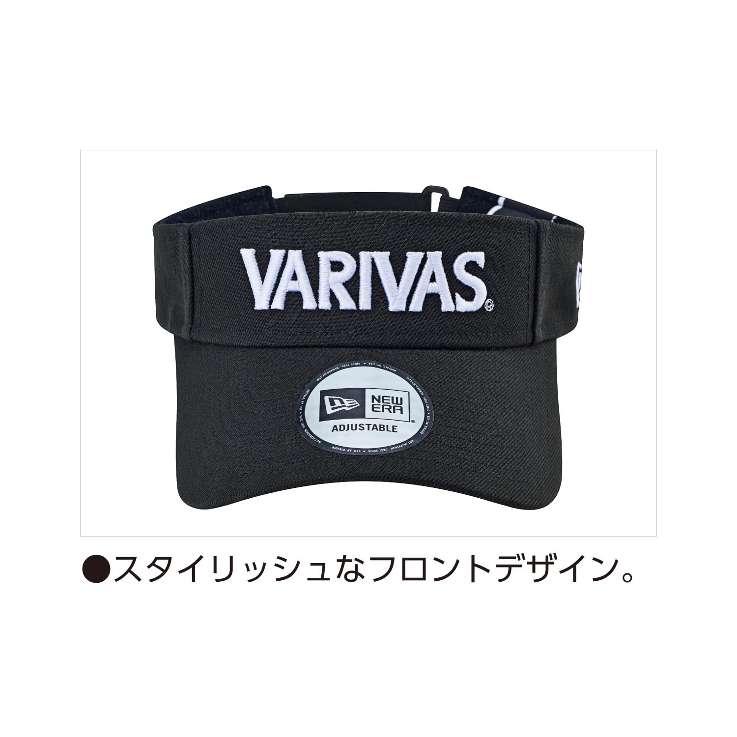 Amazon | バリバス(VARIVAS) VARIVAS×New Era サンバイザー ブラック