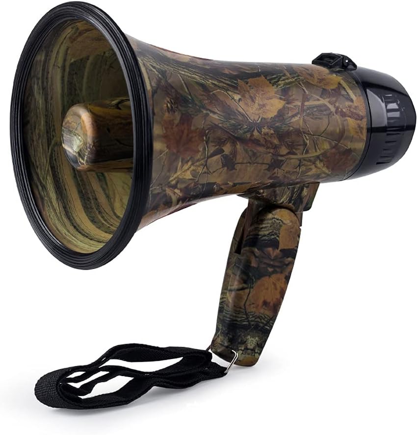 Camouflage High Power Speaker Multifunctional Recording Megaphone Handheld Booth Speaker