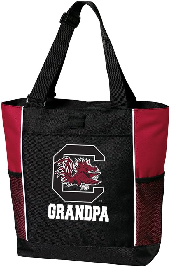 Broad Bay University of South Carolina Grandpa Tote Bags South Carolina Grandparent Totes Beach Travel