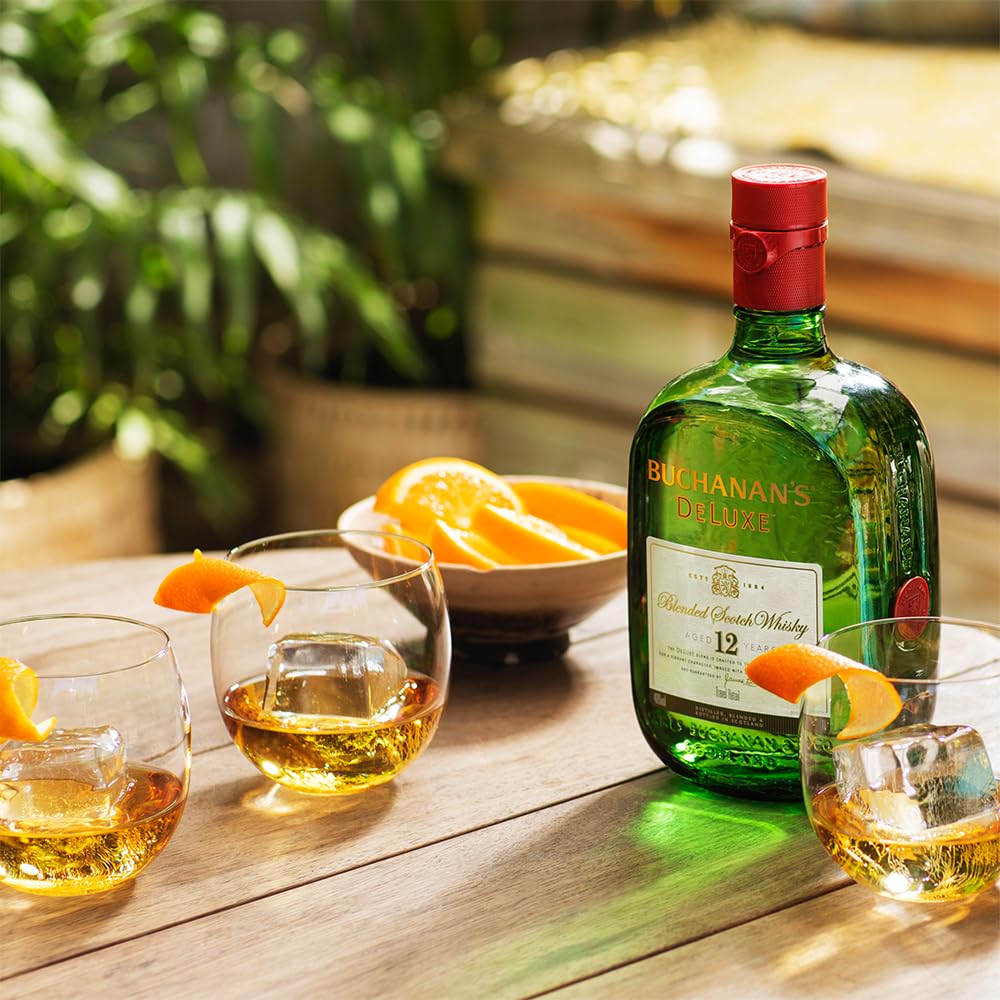 ウイスキー BUCHANAN'S De Luxe Scotch Whisky 25 0.25 Buchanan's Whisky Escocês Blended Deluxe Garrafa 750Ml | Amazon.com.br