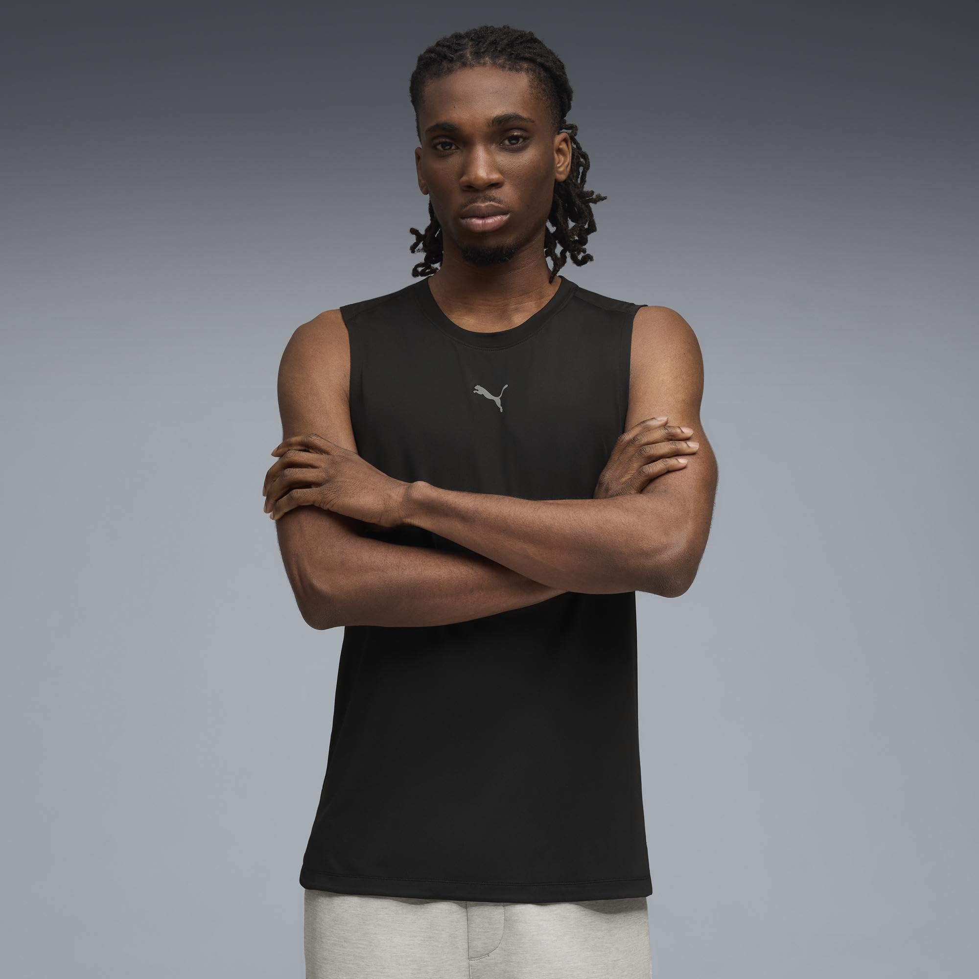 PUMA Camiseta sin Mangas Unisex M Cloudspun (Paquete de 1)