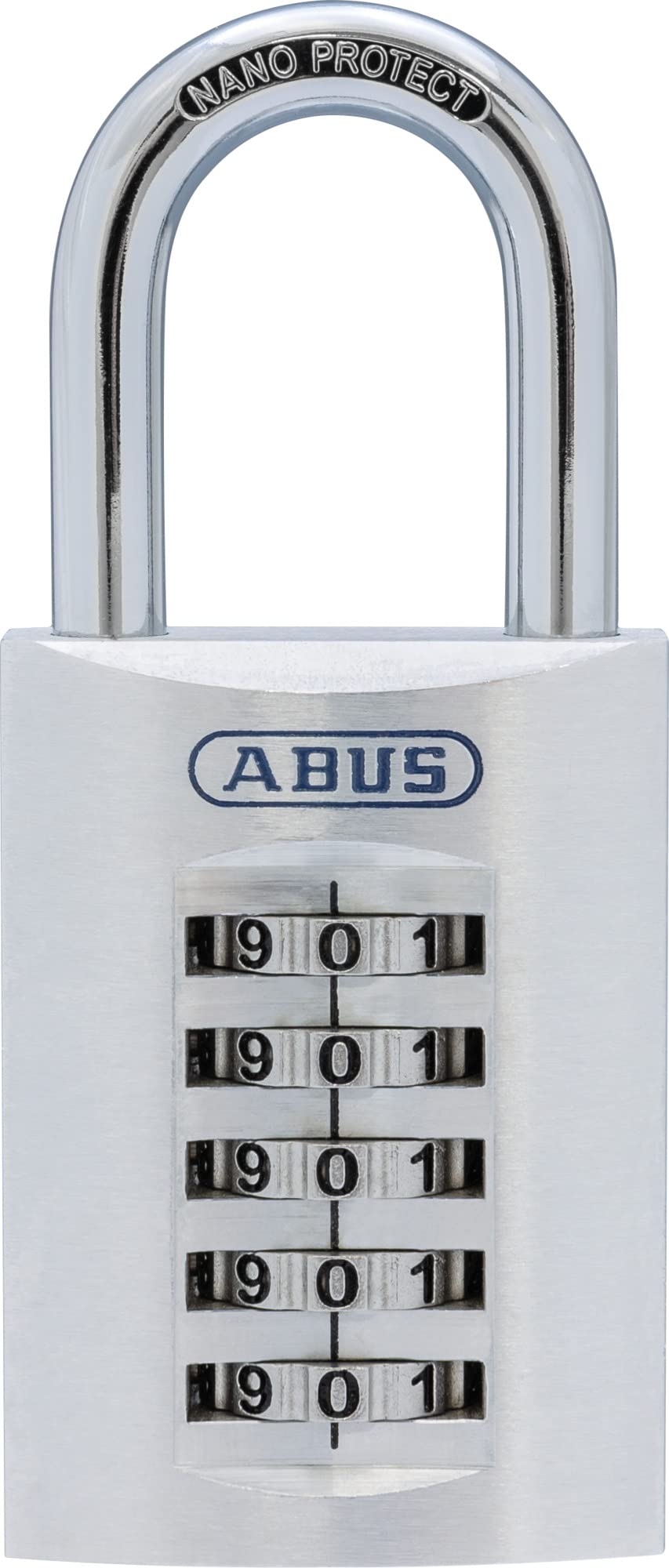 ABUS 183AL/45 Heavy Duty Combination Lock, Silver - Amazon.com