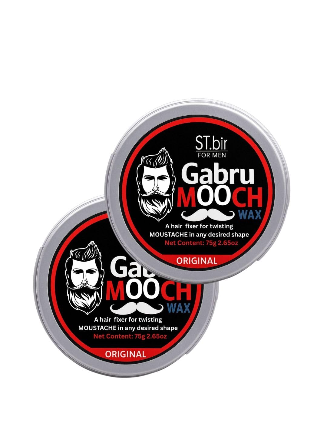 for men Gabru Mooch Wax (75 gm) (2 Pcs)