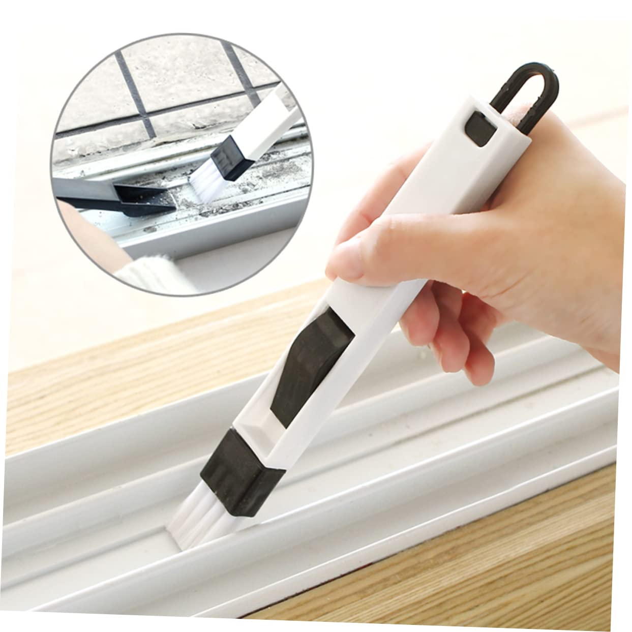 BCOATH 12pcs Keyboard Cleaning Brush Keyboard Brush Mini Gap Brush Window Gap for Cleaning Slot Cleaning Tools Detachable Window Keyboard Cleaner Brush Window Door Track Brush