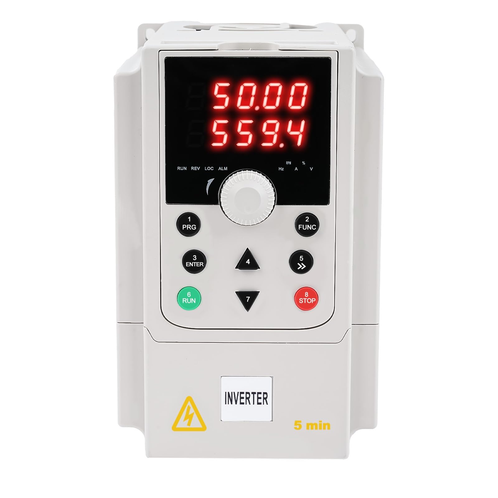 Jadeshay Inversor Solar fotovoltaico de 220 V y 1,5 kW, Entrada monofásica, Salida trifásica, Bomba de Agua, Ventilador, convertidor de frecuencia(1.5kw)