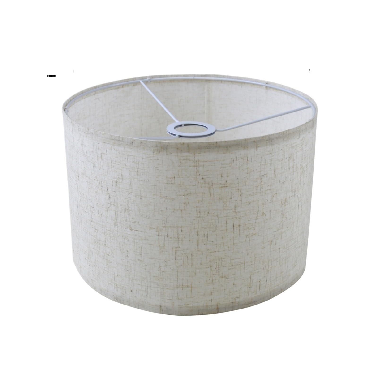 Rgoemhj 400Mm Line Lamp Shades Linen Round Shade For Lamp