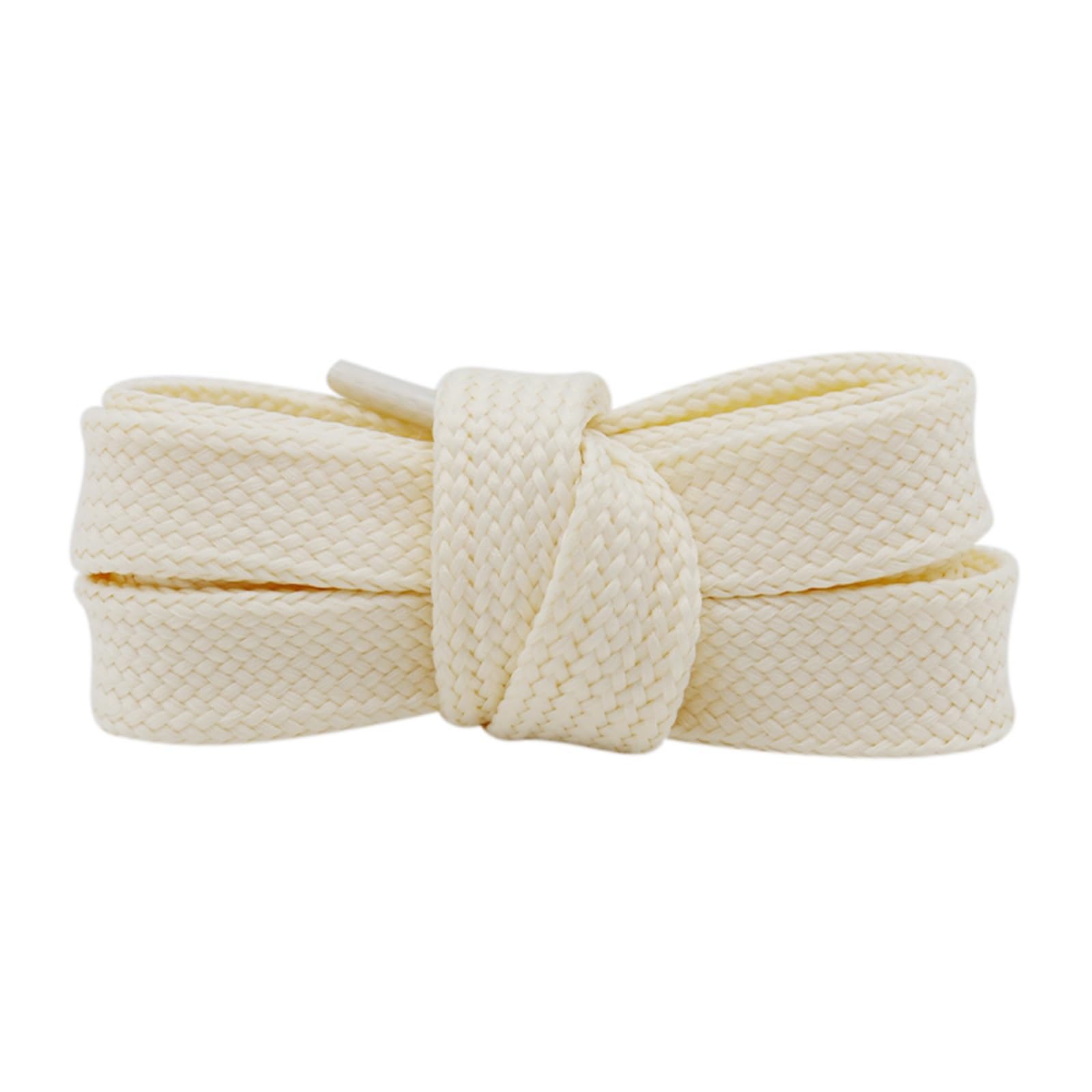 Cordones de Zapatos 1 par de Cordones Anchos de 18 mm de Doble Capa for Zapatillas Deportivas, Planos y Gruesos.(134 Apricot,60cm)