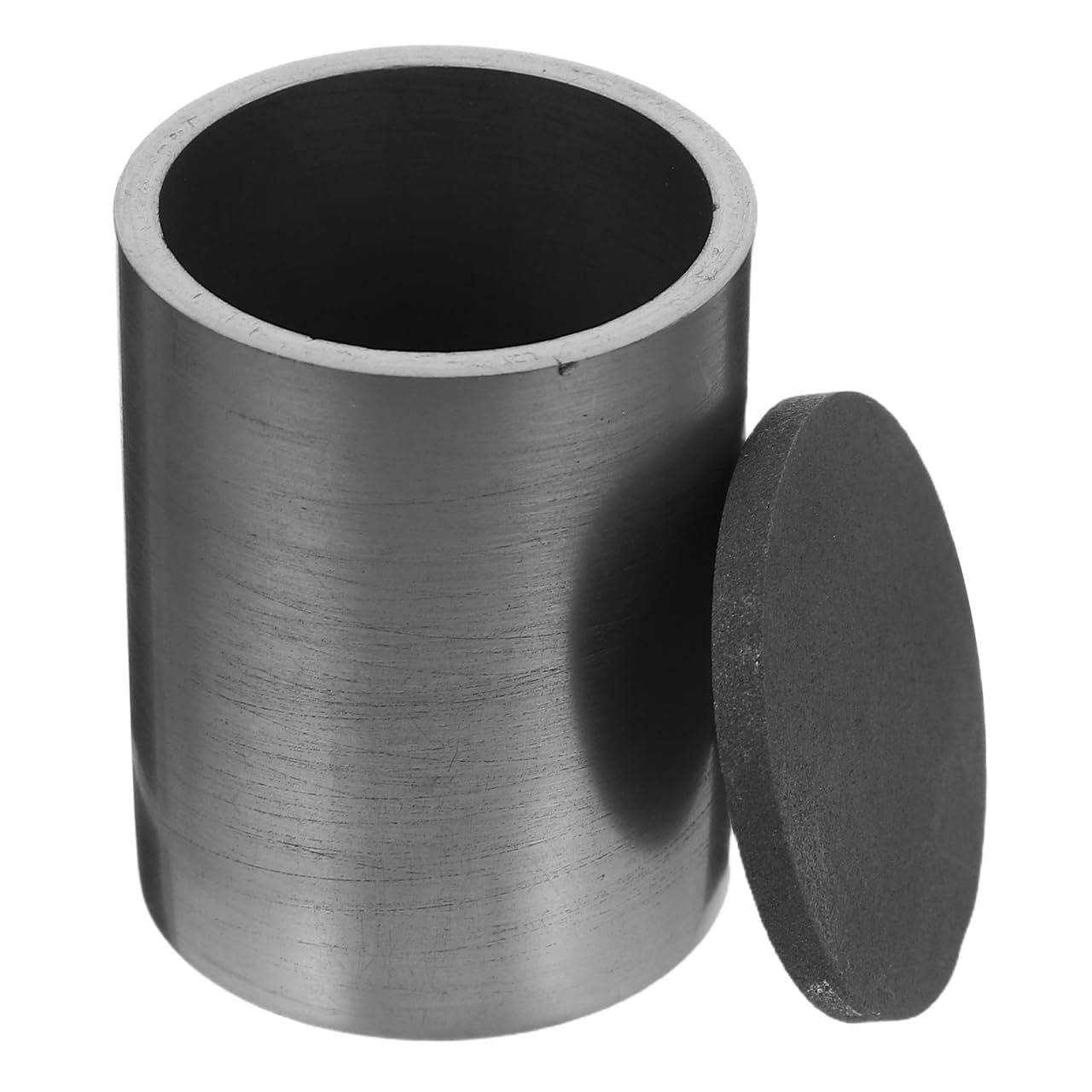 jojofuny Graphittiegel Labor Mit Deckel HitzebestäNdiger Schmelztiegel FüR Silber Schmelzen Messing Und Aluminium Wiederverwendbare Graphitform FüR GießErei Und Metallraffination