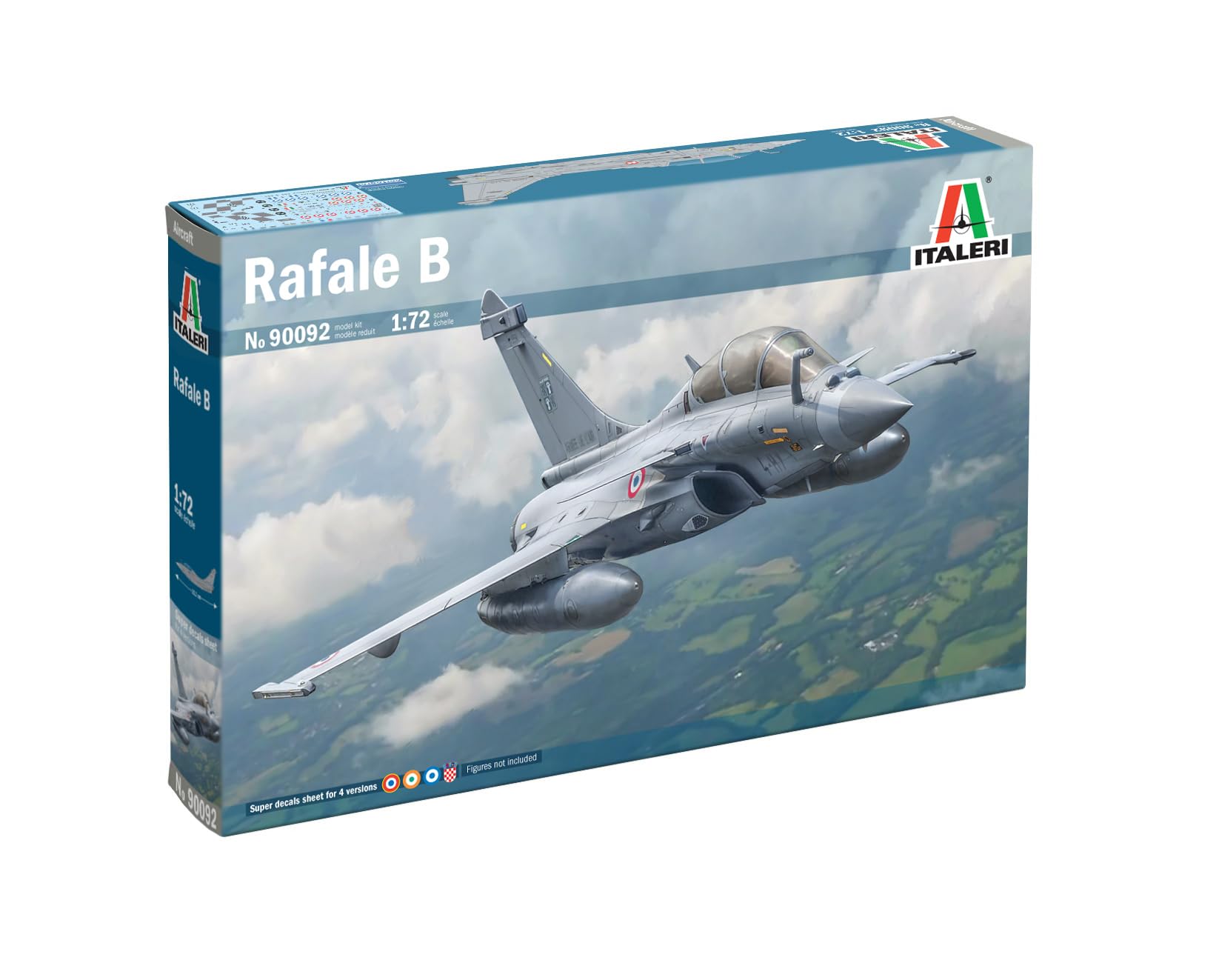 Amazon | イタレリ 1/72 フランス 戦闘機 ラファールB 複座型