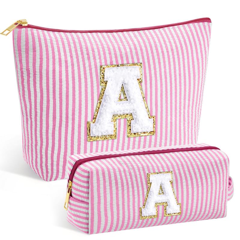 Personalized-Make-Up-Bag-Birthday-Gifts-for-Women-Large-Capacity-A-Z-Cosmetic-Bags-2-Pack-Makeup-Bag-Womens-Portable-Toiletry-Bag