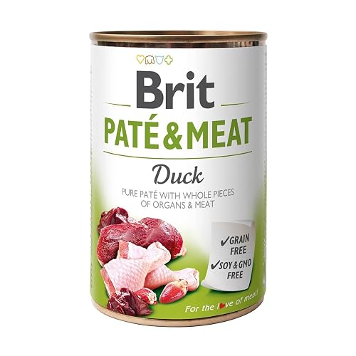 Comida húmeda para Perros VAFO PRAHA s.r.o. Brit Can 800g Pate & Carne Duck / 6