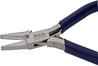 Vista 4 de The Beadsmith Alicates de Punta Plana – Línea Económica – 114 mm (4.5 pulgadas) – Mango de Agarre de Vinilo con Muelles de Doble Hoja – Herramienta