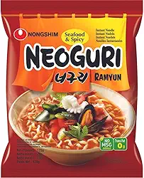 Nongshim Neoguri Ramyun Spicy - Macarrão Instantâneo Apimentado - Importado da Coreia
