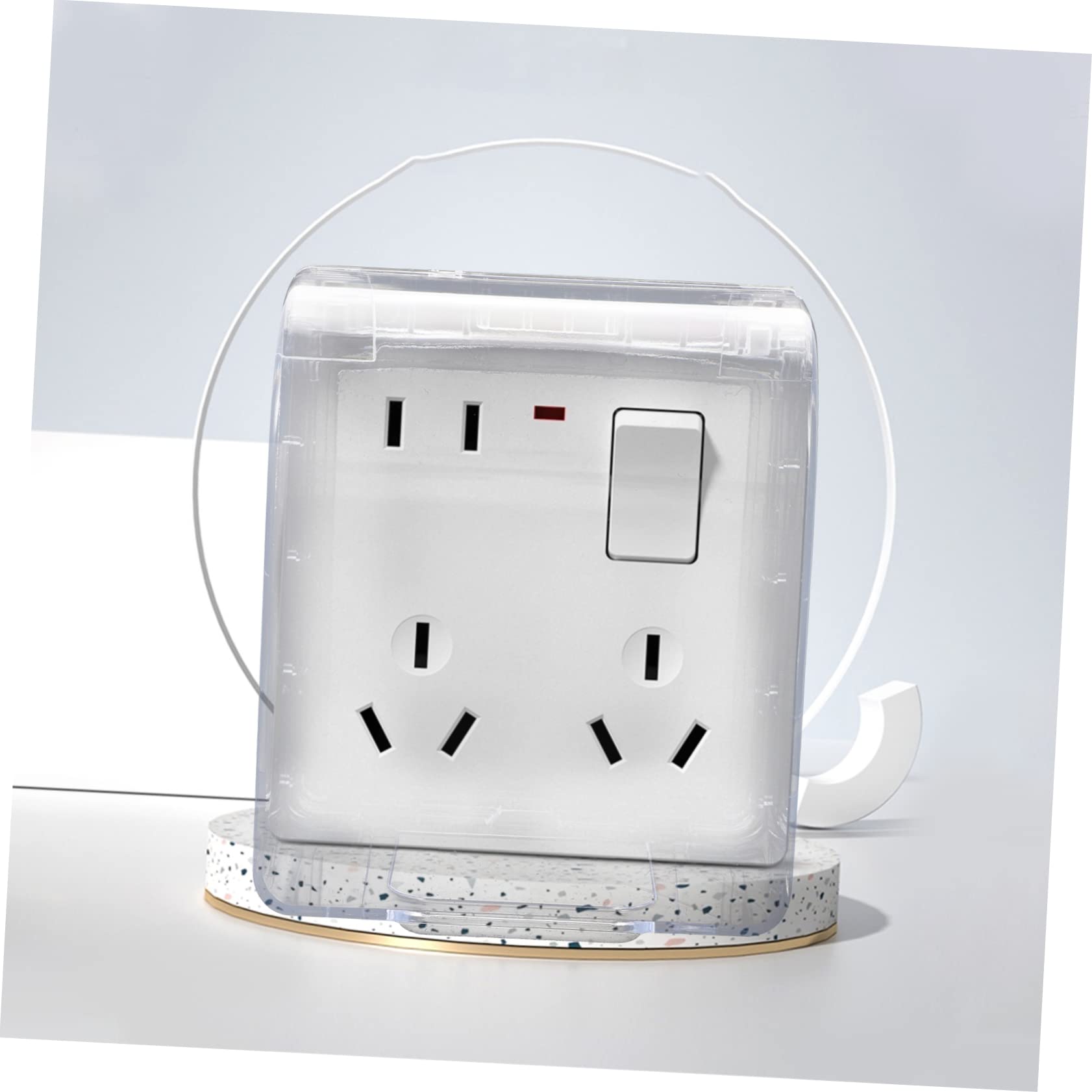 HOMSFOU 4 Set Copertina Impermeabile A Spina Copertina Di Outlet Protettore Prese Esterne Impermeabili Protezione Della Presa Chiamata Coperture Copertine Pc 4 Pezzi * 4