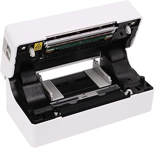 Impresora de Etiquetas electrónica de Escritorio, Mini Impresora de Etiquetas portátil de Hoja Frontal Express Sheet USB o para envío, dirección, códigos de Barras, Archivo y más USB+Bluetooth