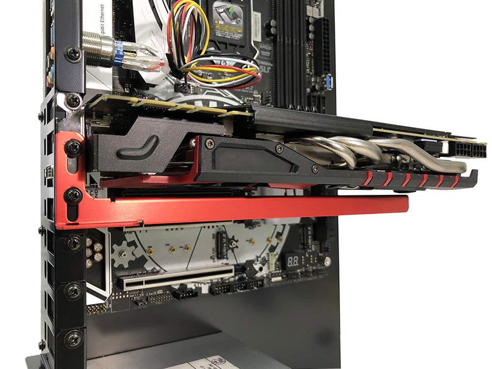 Amazon | 長尾製作所 職人シリーズ VGAサポートステイ PCI レッド SS