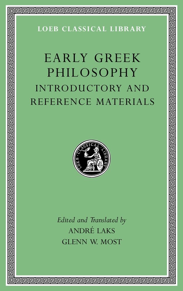 Sponsored Ad – Early Greek Philosophy, Volume I: Introductory and Reference Materials (Loeb Classical Library 524): 1