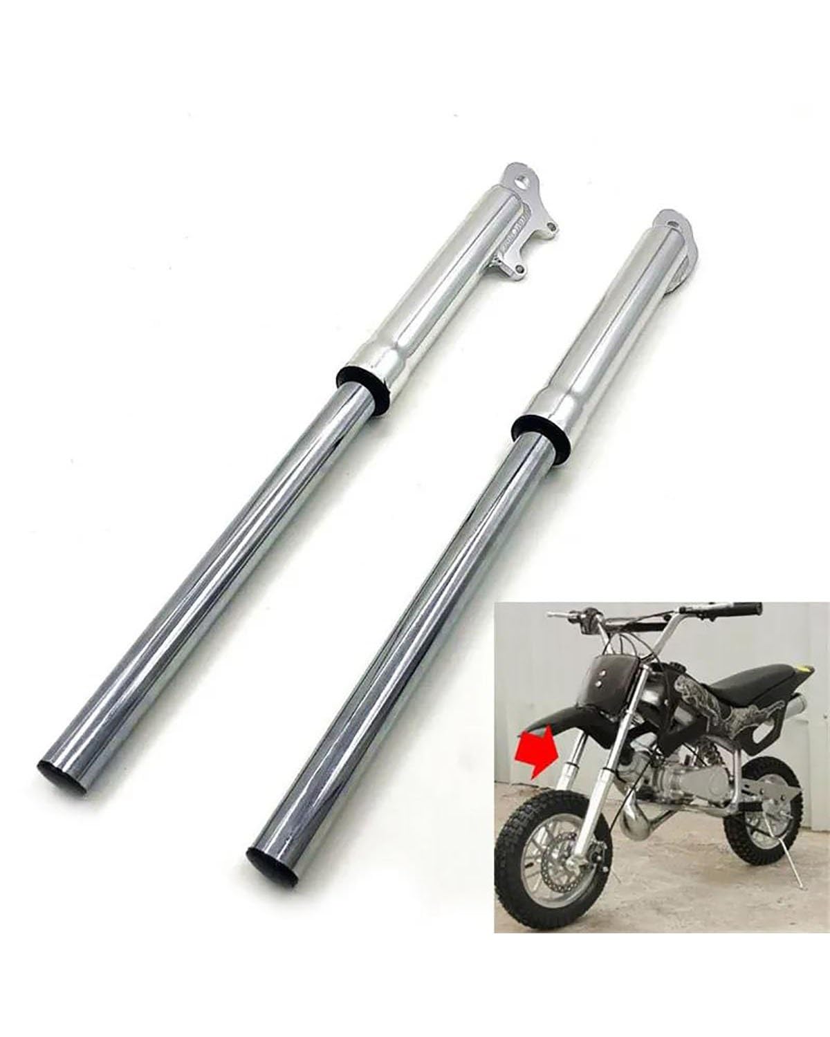 Fourche Avant Amortisseur 510mm Pour Mini Dirt Pit Bike Moto
