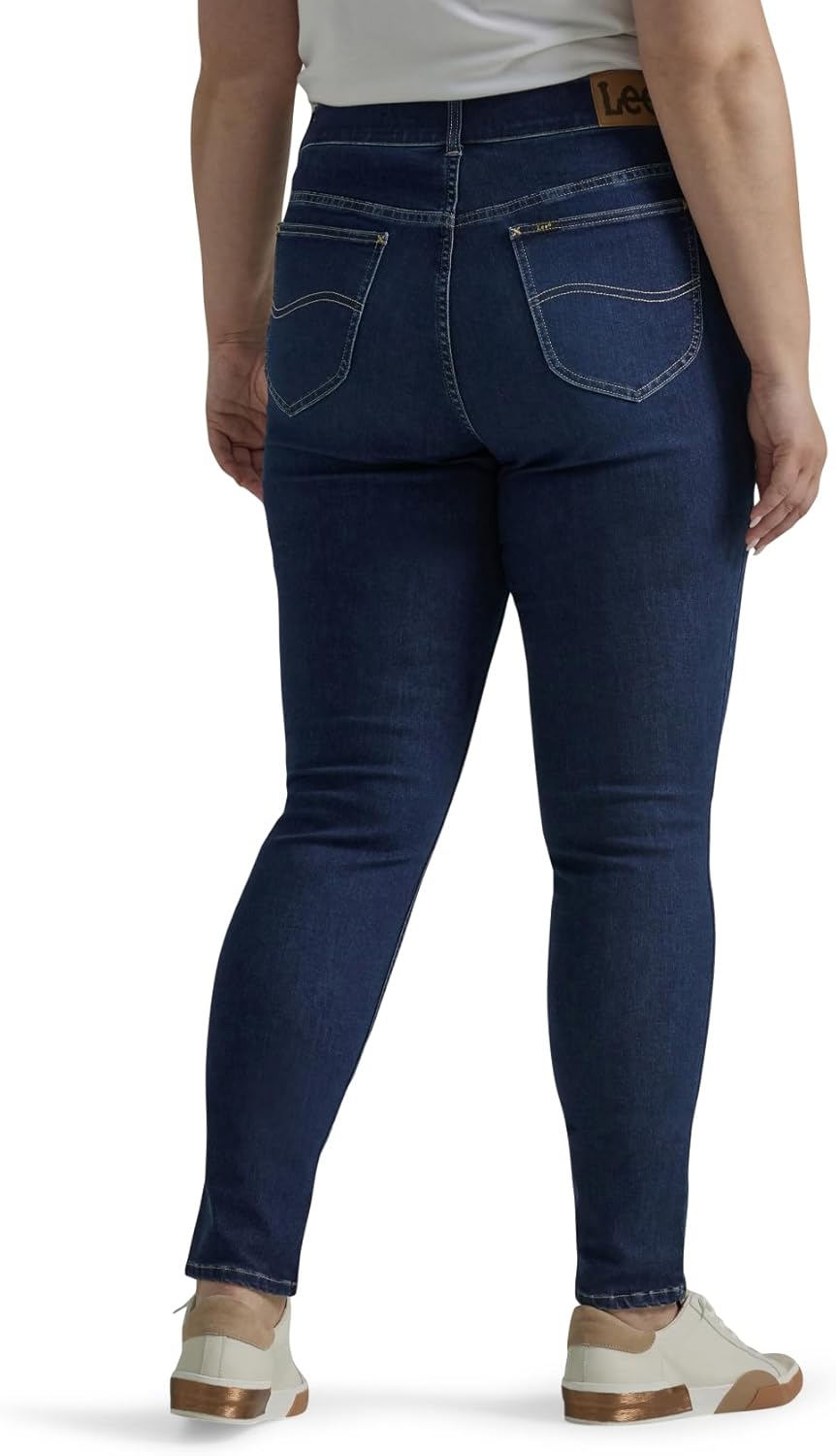 Lee Womens Plus Size Ultra Lux Comfort with Flex Motion Skinny Leg Jean with Ever Fit - Image 3