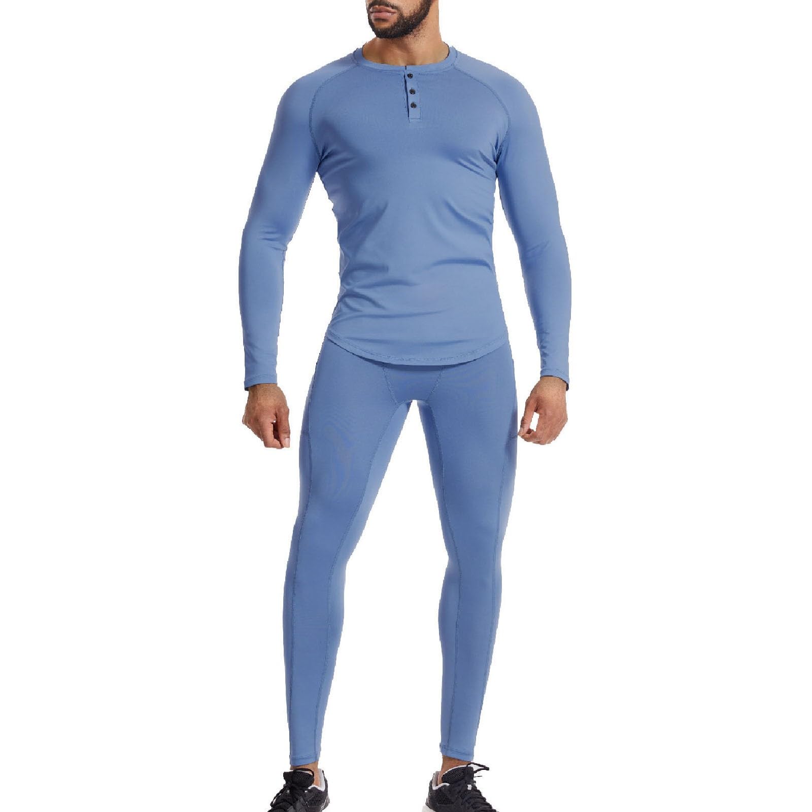 Ensemble compression homme legging sudation survêtement sport