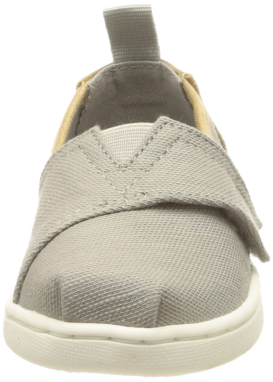 TOMS Tiny Alpargata, Espadrillas Unisex - Bambini e ragazzi, Grey Brown, 27 EU