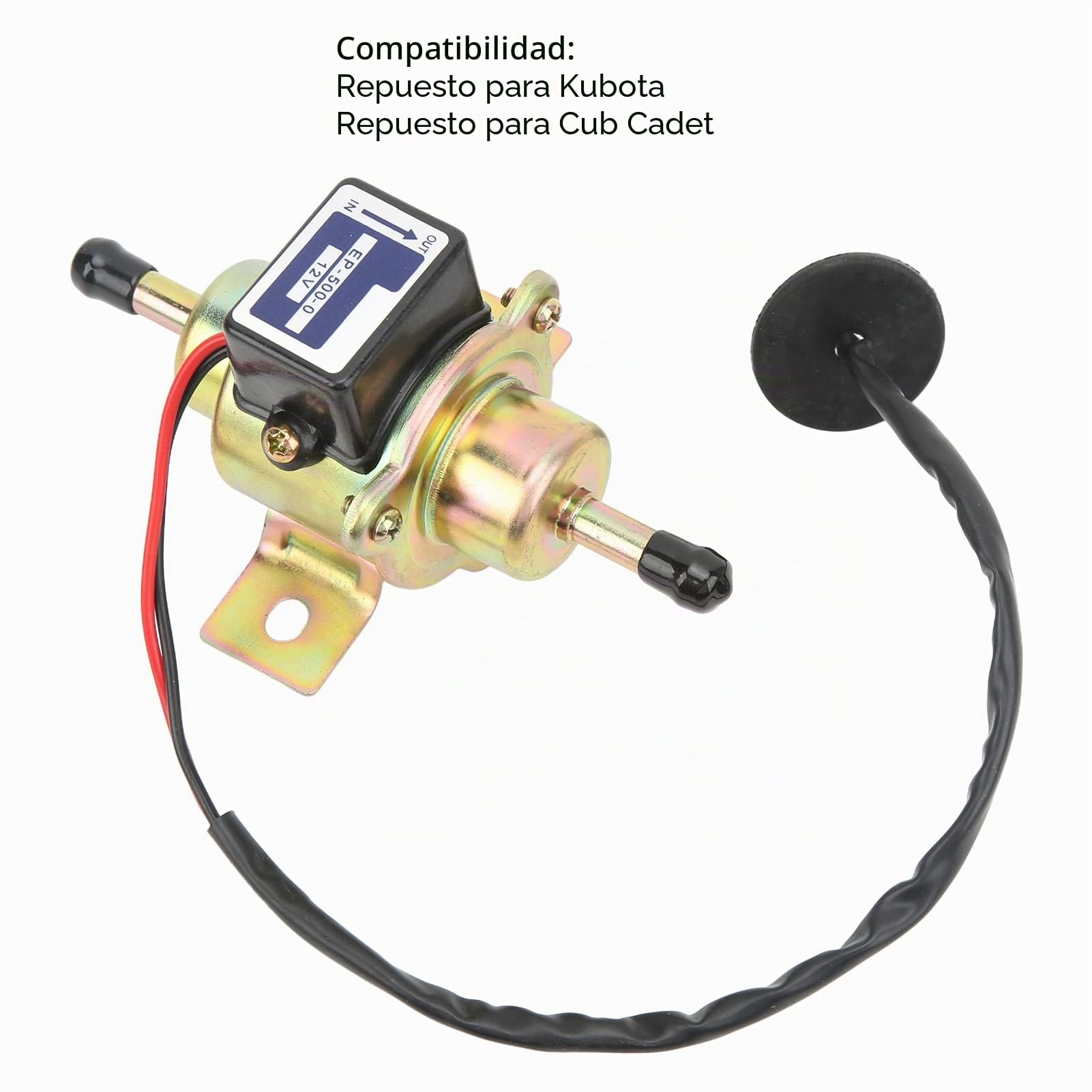 Módulo de Bomba de Combustible, Bomba de Combustible Eléctrica EP500 0 DC 12V Motor de Baja Presión Gas Bomba Electrónica Reemplazo para Cadet